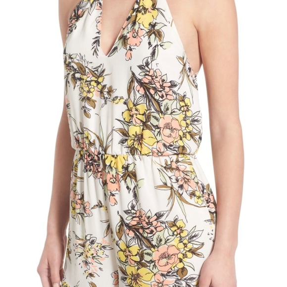 Leith floral pant romper - Picture 3 of 6